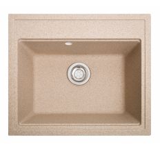 Мийка SOLID Gross 600*520 пісок зі штучного каменю, з сіфоном