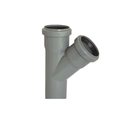 Трійник каналізаційний 50x50x45° Reiger - 1