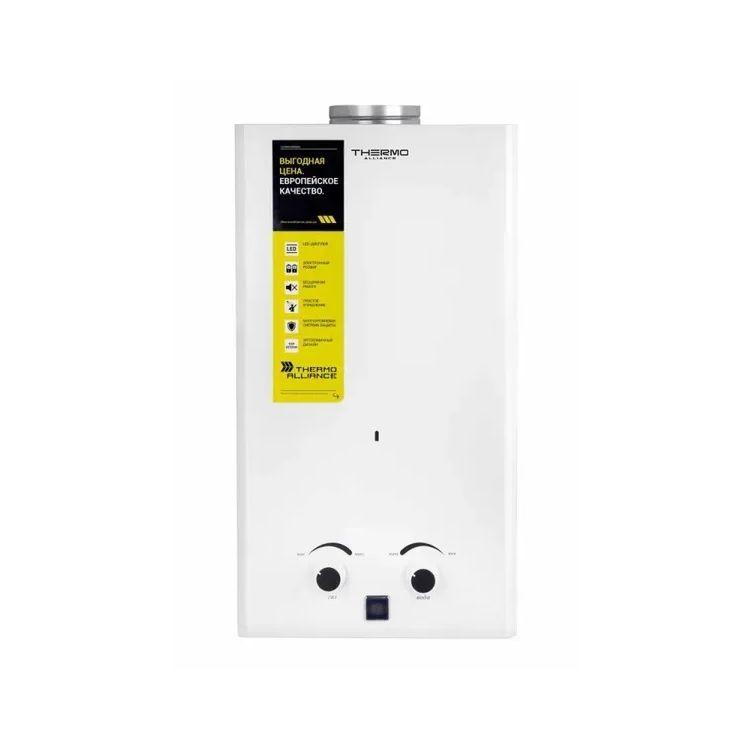Колонка газовая Thermo Alliance 10 л/мин JSD20 10CLM дымоходная, White - 1