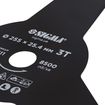 Ніж для тримера Ø255×25.4 мм 3Т SIGMA (5624311) - 4