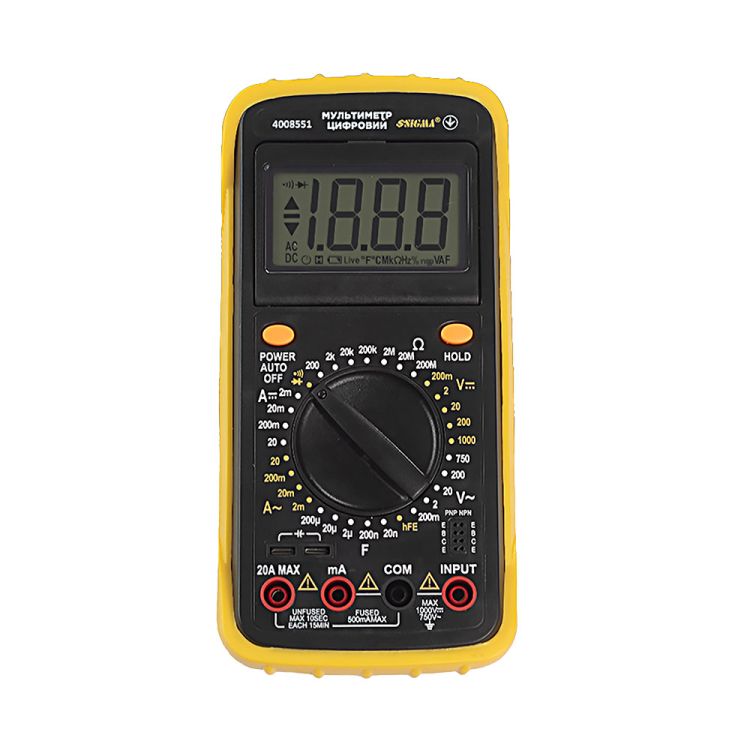 Мультиметр цифровой профи Sigma (4008551) - 4