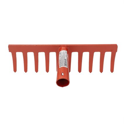 Грабли садовые прямые 10 зубьев 240×83мм сварное крепление GRAD (5051785) - 3