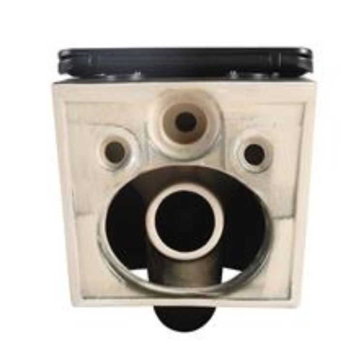 Унітаз підвісний Qtap Jay Ultra Quiet 485х360х320 мм, Matt Black, сидінням Slim Duroplast/ Soft-close/ Quick Relase QT07335177MB - 7