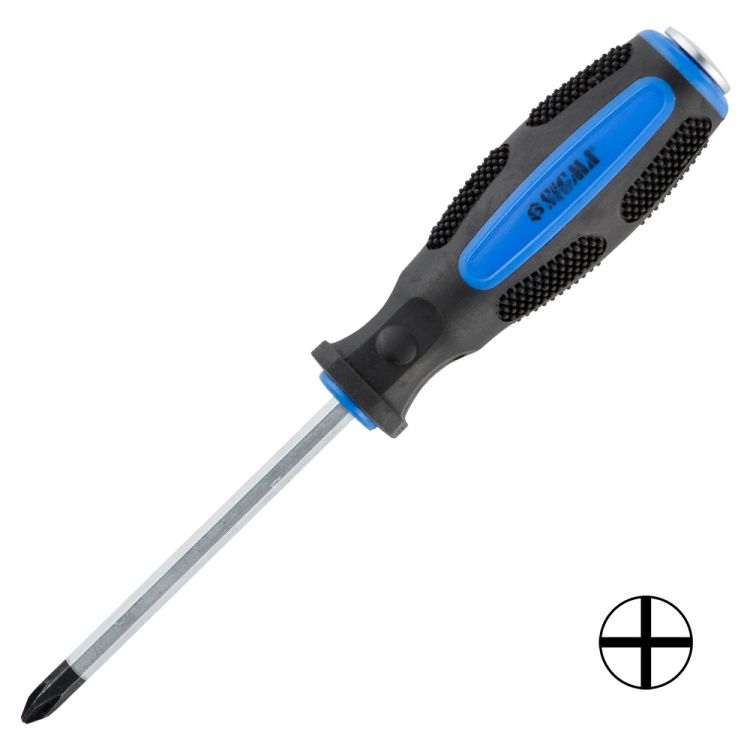 Хрестова викрутка ударна РН2х100мм CrV Sigma (4004631) - 1