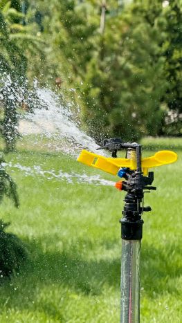 Дощувач Presto-PS зрошувач імпульсний для городу на 2 форсунки (5022-B) - 4