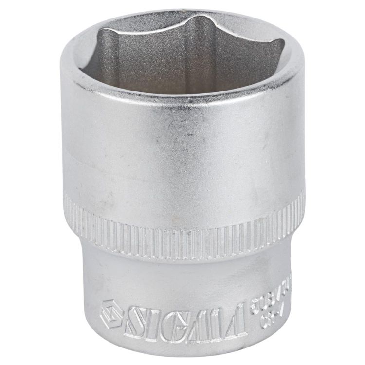 Насадка шестигранна коротка 1/2&amp;quot; 27мм CrV mid Sigma (6071271) - 2