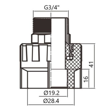Муфта PPR Thermo Alliance 20х3/4&amp;quot; ЗР - 2