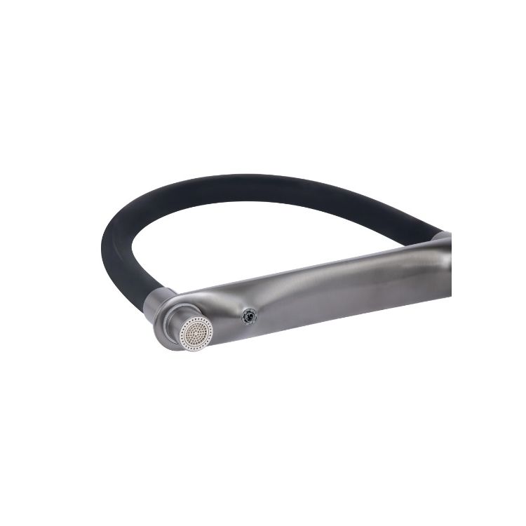 Змішувач д/кухонної мийки Vlasta QTVLA364GMB45649 Gun New з гнуч.вилив.з підключ.д/питної води Q-tap - 6