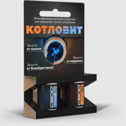 Средство д/закрытых систем отопления КОТЛОВИТ - S 2*6 шт - 1