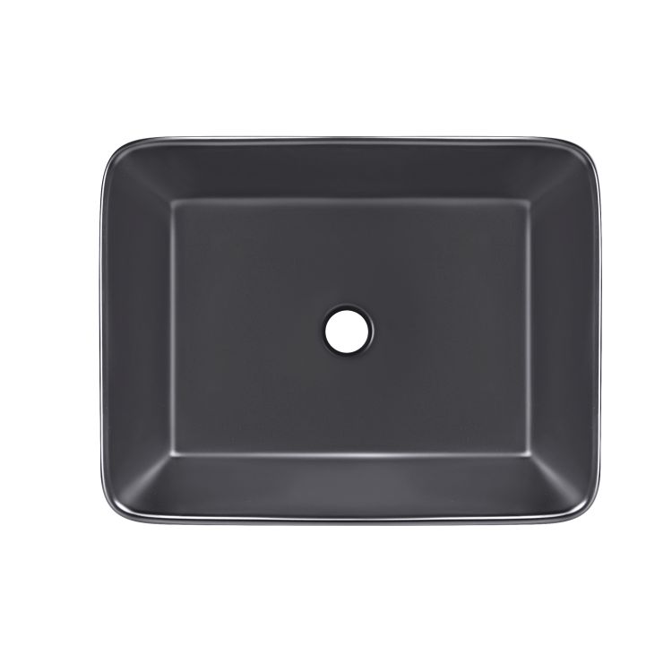 Раковина-чаша Qtap Tern 480х370х135 Matt black QT176069MB - 1