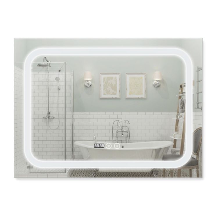 Зеркало Qtap Mideya с антизапотеванием 800х600 QT2078F906W - 1