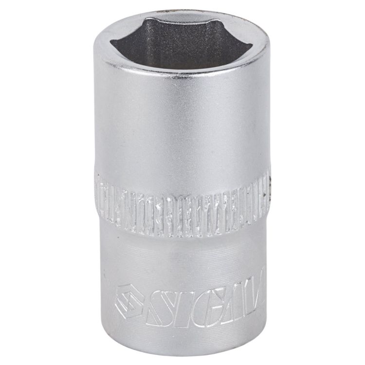 Насадка шестигранная короткая 1/2&amp;quot; 15мм CrV mid Sigma (6071151) - 2