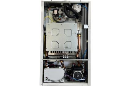 Котел газовий турбований 16 кВт 2 контурний RGB-016, 2 теплообмін., навісний + димохід Rens - 3