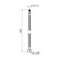 SD FORTE Шланг для води, NYLON М10*80 см (пара) SF390W80 - 2