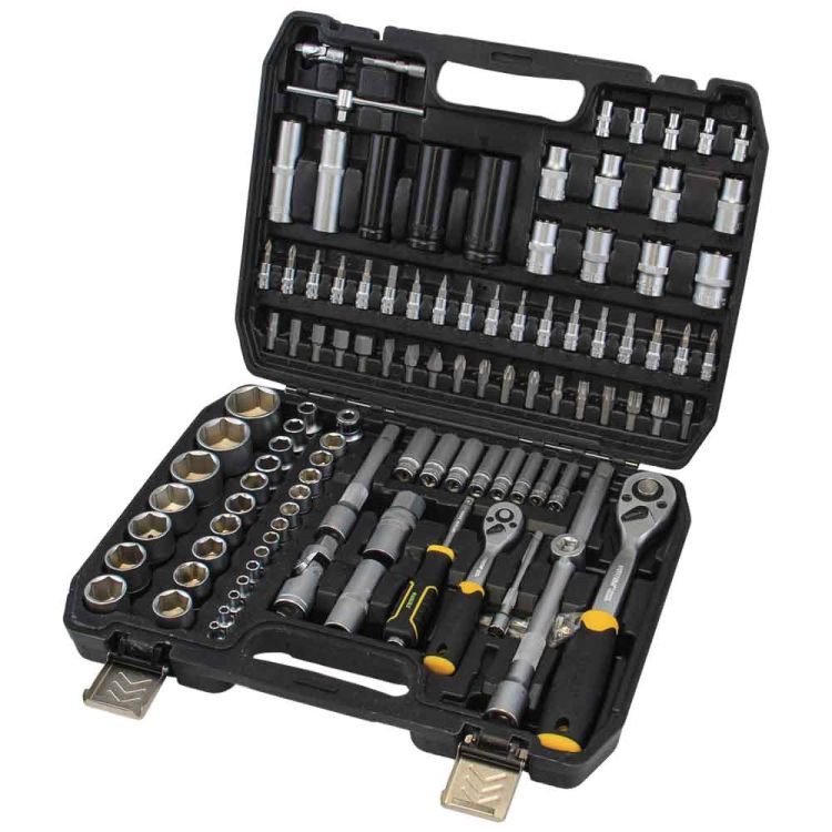 Набір насадок торцевих і біти 1/4&amp;quot; 1/2&amp;quot; 114шт CrV SIGMA (6003781) - 1