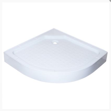 Поддон акриловый полукруглый мелкий KO&amp;amp;PO white 7122 T 90*90 - 1