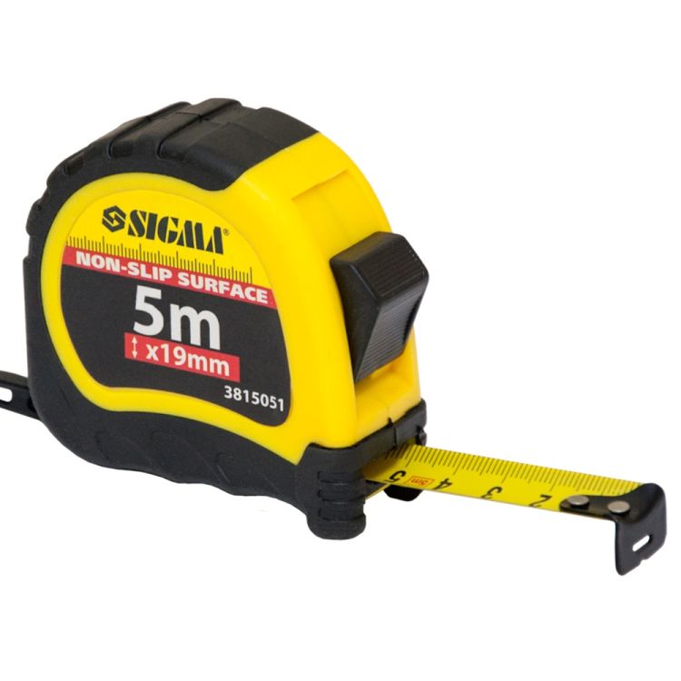 Рулетка shiftlock 5м*19мм Sigma (3815051) - 1
