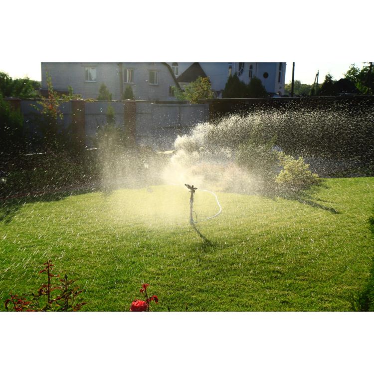 Дождеватель Presto-PS ороситель импульсный для огорода на 2 форсунки с резьбой 1 дюйм (6015) - 11