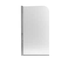 Штора на ванну Qtap Standard CRM407513APL скло Pear 6 мм, 75х140 см, ліва