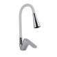 Смеситель для кухни Tani 008F3 с гибким изливом (k40) LDTAN008F3WCR37037 White / Chrome Lidz - 1
