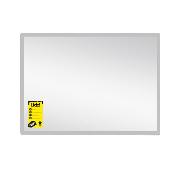 Дзеркало Lidz Orion (OR2) 800х600 з LED-підсвічуванням Touch, з антизапотіванням, з димером, рег. яскравості LDOR80060049294 - 3