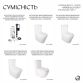 Qtap GB комплект арматури для бачка унітазу з подвійною круглою кнопкою змиву 4,8 см та клапаном нижньої подачі води, 3 / 6L CHR - 5