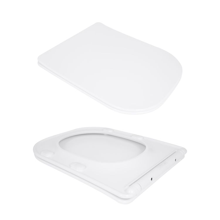 Унітаз підлоговий Qtap Aquarius Ultra Quiet 620×355×790 мм з сидінням Soft-close, White QTAQAW27W49262 - 9