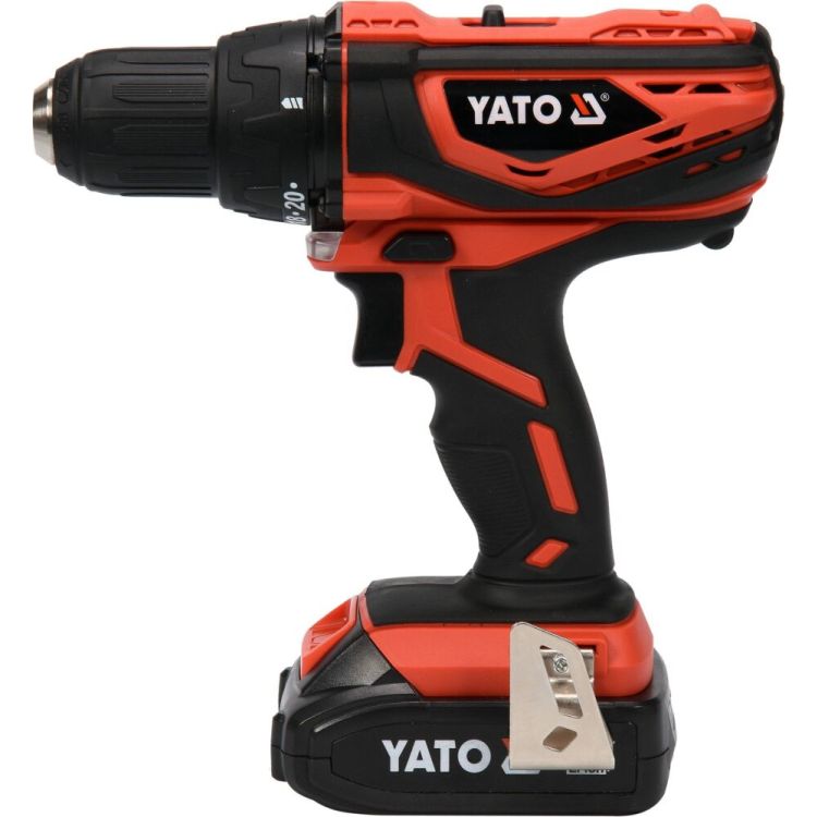 Шуруповерт-дриль акумуляторний Yato Li-ion В2 А год 40 НМ YT-82780 - 1