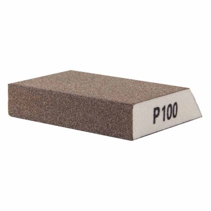 Шліфувальна Губка чотиристороння кутова 110×90×25мм P100 Sigma (9130461) - 4