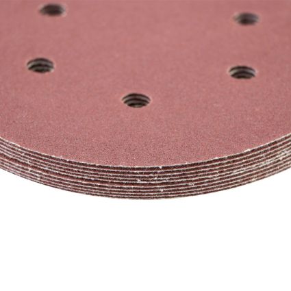Шлифовальный круг 6 отверстий Ø150мм P100 (10шт) Sigma (9122261) - 4