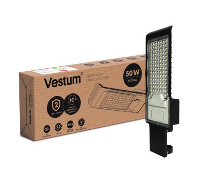 Светильник консольный LED Vestum 50W 5000Лм 6500K 85-265V IP65 - 1