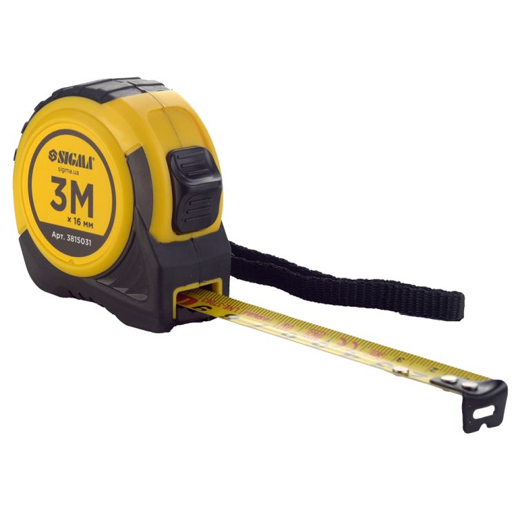 Рулетка shiftlock 3м*16мм Sigma (3815031) - 1