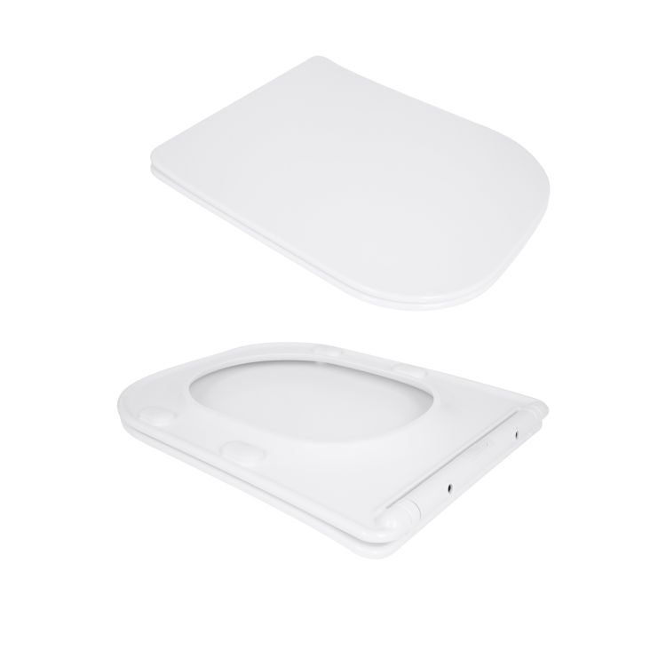 Унітаз підлоговий Qtap Stork Ultra Quiet 630×350×805 мм із сидінням Soft-close, White QTSTO27W49260 - 8
