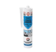Герметик силіконовий санітарний білий 280мл (310г) ОАЕ ASMACO (2732221)