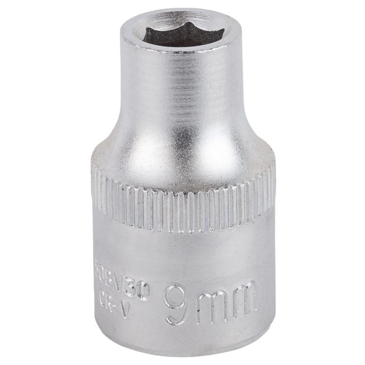 Насадка шестигранна коротка 1/2&amp;quot; 9мм CrV mid Sigma (6071091) - 1