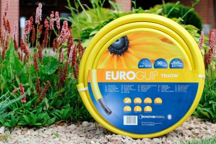 Шланг садовый Tecnotubi Euro Guip Yellow для полива диаметр 1/2 дюйма, длина 50 м (EGY 1/2 50) - 2