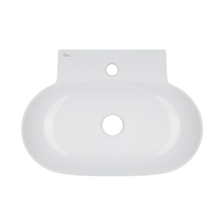 Раковина Qtap Cardinal 565х400х130 White QT0411K177WN - 1