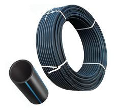 Труба ф32х2.4 черная питьевая PN10 (бухта 100 м) Aqua