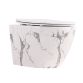 Унітаз підвісний Qtap Robin Ultra Quiet 520×365×340 мм, Marble, з сидінням Slim Duroplast / Soft-close / Quick Release QTROB26MR48998 - 1