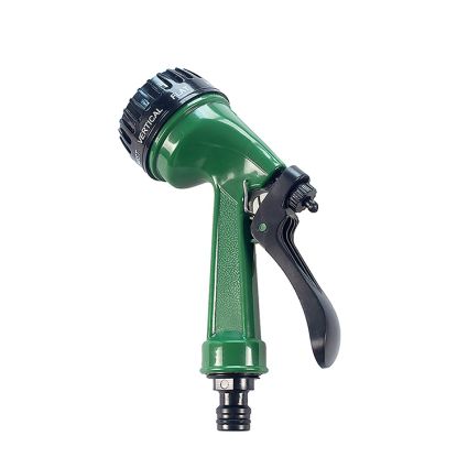 Набір для поливу пістолет розпилювач 7-ми режимний 2 коннектора+адаптер на шланг ¾ &amp;quot; Grad (5012545) - 3