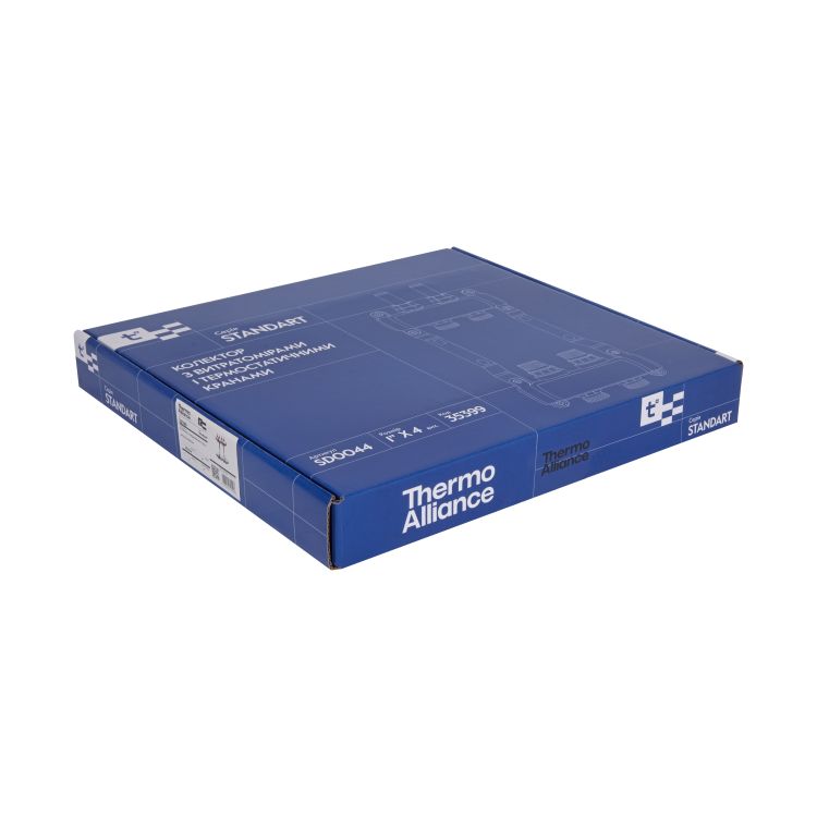 Колектор з витратомірами SD Plus 1&amp;quot; на 4 виходи нерж. - 9