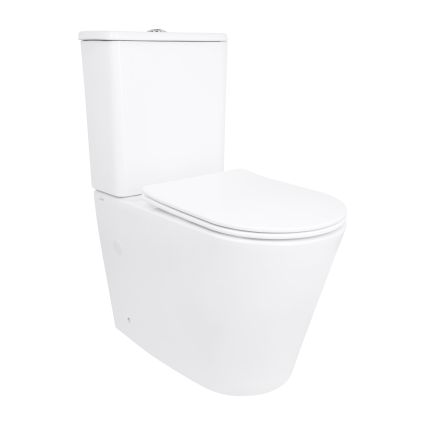 Унітаз підлоговий Qtap Arvin Ultra Quiet 630×350×795 мм з сидінням Soft-close, White QTARV27W49259 - 1