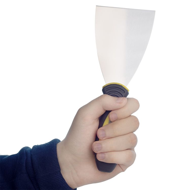 Шпательная лопатка нержавеющая Profi 80мм Sigma (8322131) - 6