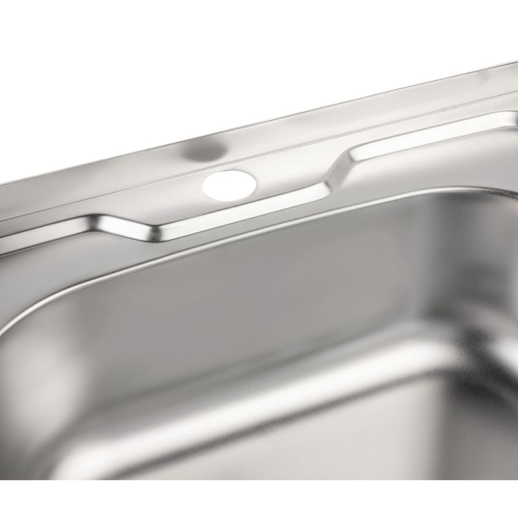 Кухонна мийка Brinex 5050 0,6 мм Satin (BRIN5050SAT06) - 6