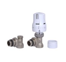 Термостатичний набір Thermo Alliance Standart кутовий 1/2&quot; TAS352W15