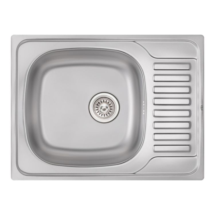 Кухонна мийка Qtap 6550 Satin 0,8 мм (QT6550SAT08) - 1