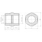 Муфта обтискна SD Forte 20х3/4&amp;quot; ЗР SF172W2020 - 2