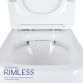 Унітаз підлоговий Qtap Stenava Rimless безобідковий з сидінням Soft-close WHITE QT27228303W - 5