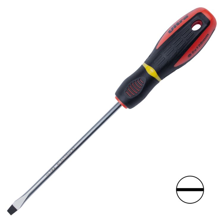 Отвертка шлицевая SL 5.0×125мм S2 Profi ULTRA (4000222) - 1