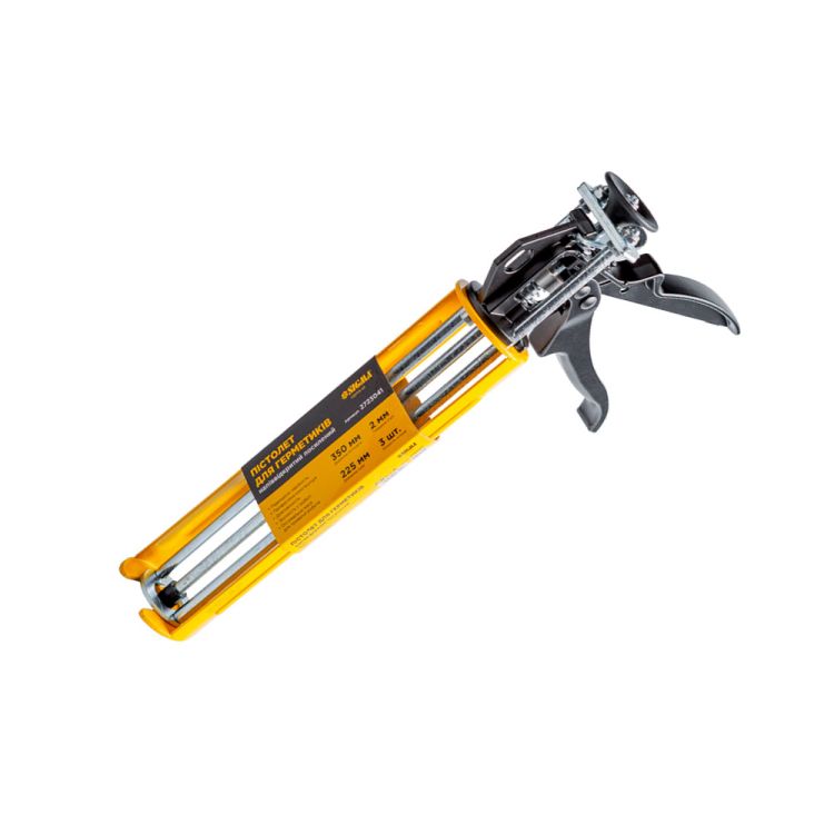 Пистолет для герметиков полуоткрытый усиленный 3 штока 225мм SIGMA (2723041) - 3